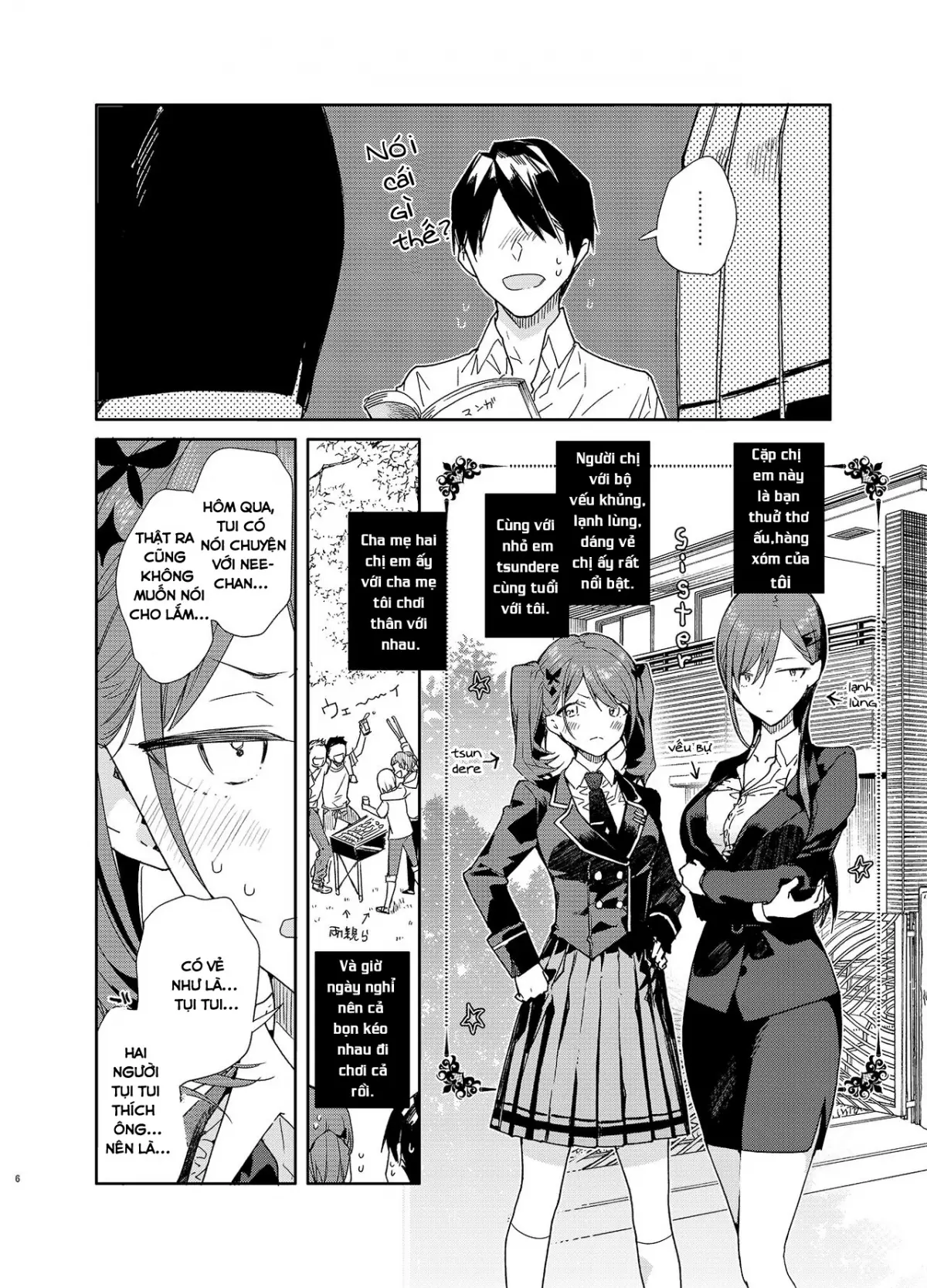 Kinjo no Tsuntsun Imouto to Muhyoujou Ane ni Semarare Ecchi - Kinjo no Tsuntsun Imouto to Muhyoujou Ane ni Semarare Ecchi trang 4