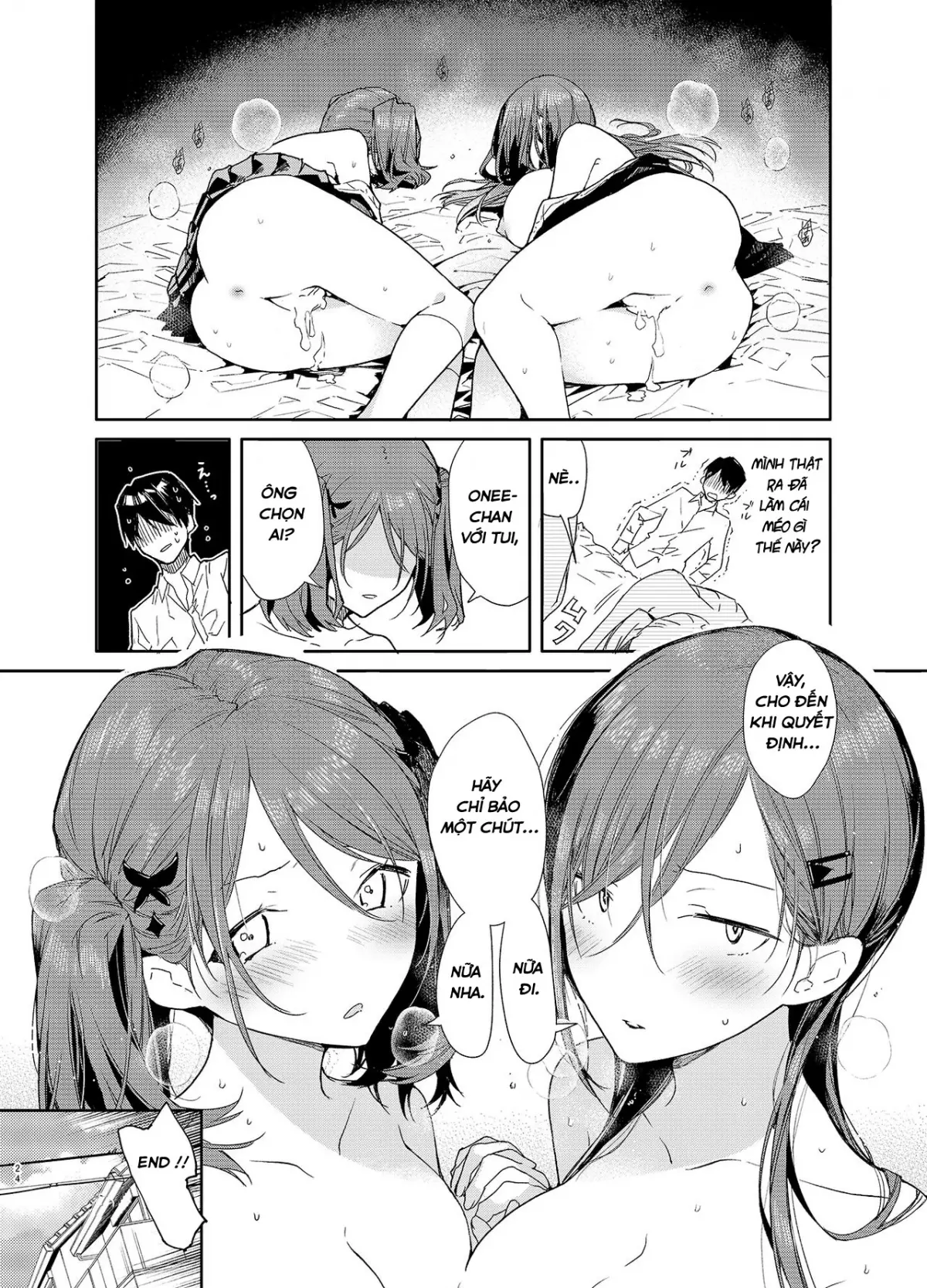 Kinjo no Tsuntsun Imouto to Muhyoujou Ane ni Semarare Ecchi - Kinjo no Tsuntsun Imouto to Muhyoujou Ane ni Semarare Ecchi trang 22