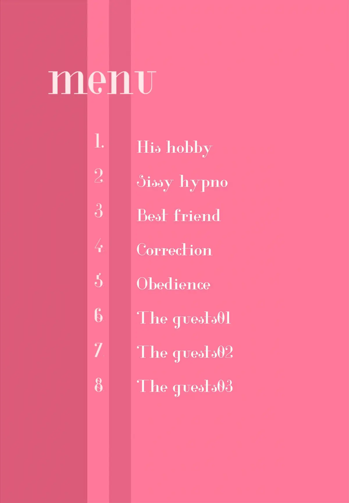 "SISSY A LA CARTE 8" ~Netorare Otokonoko, Teisoutai Kanri Mesuka Choukyou~ - "SISSY A LA CARTE 8" ~Netorare Otokonoko, Teisoutai Kanri Mesuka Choukyou~ trang 2
