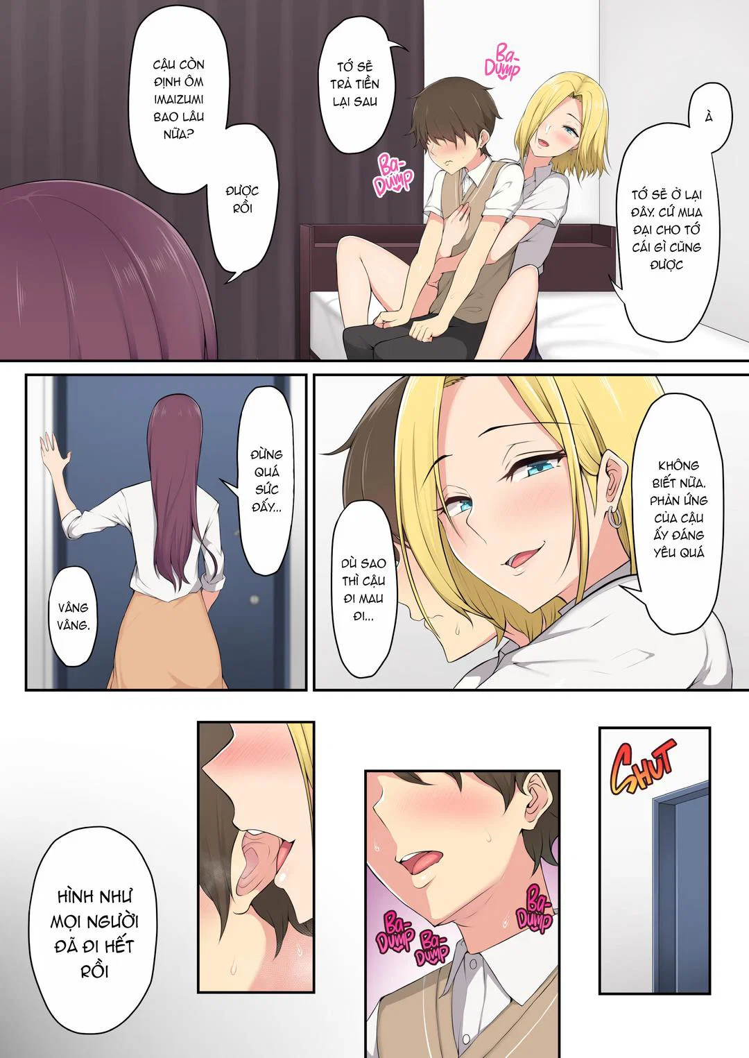 Imaizumi đưa cả bầy Gyaru về nhà mình - Chap 01 trang 11