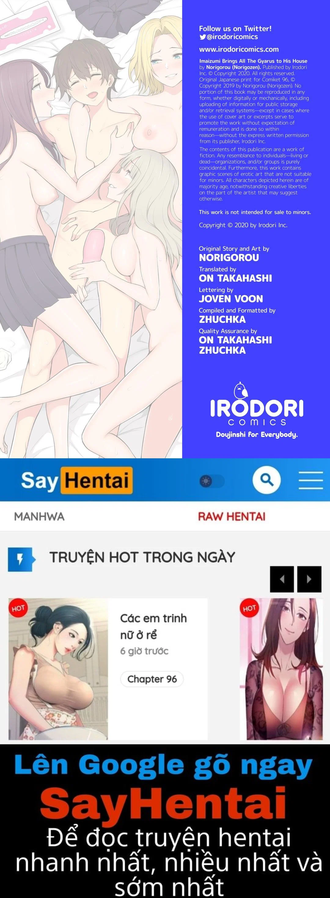 Imaizumi đưa cả bầy Gyaru về nhà mình - Chap 01 trang 67