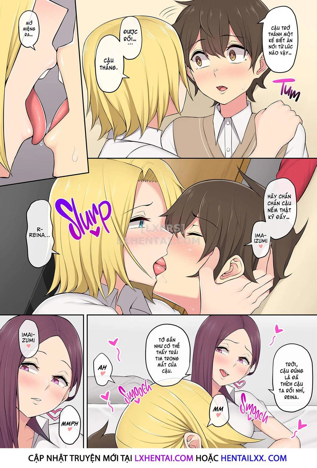 Imaizumi đưa cả bầy Gyaru về nhà mình - Chap 02 trang 8