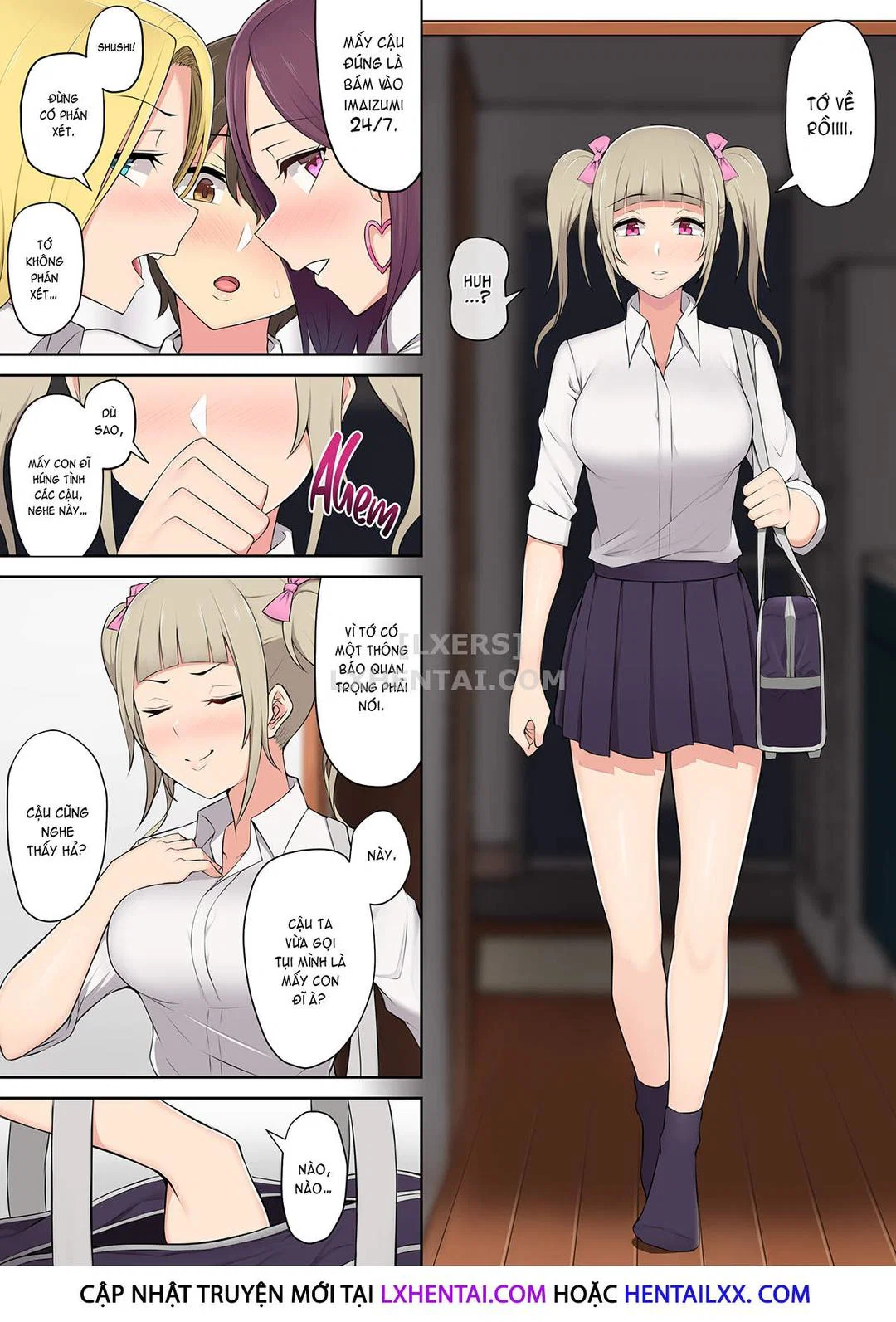 Imaizumi đưa cả bầy Gyaru về nhà mình - Chap 02 trang 10