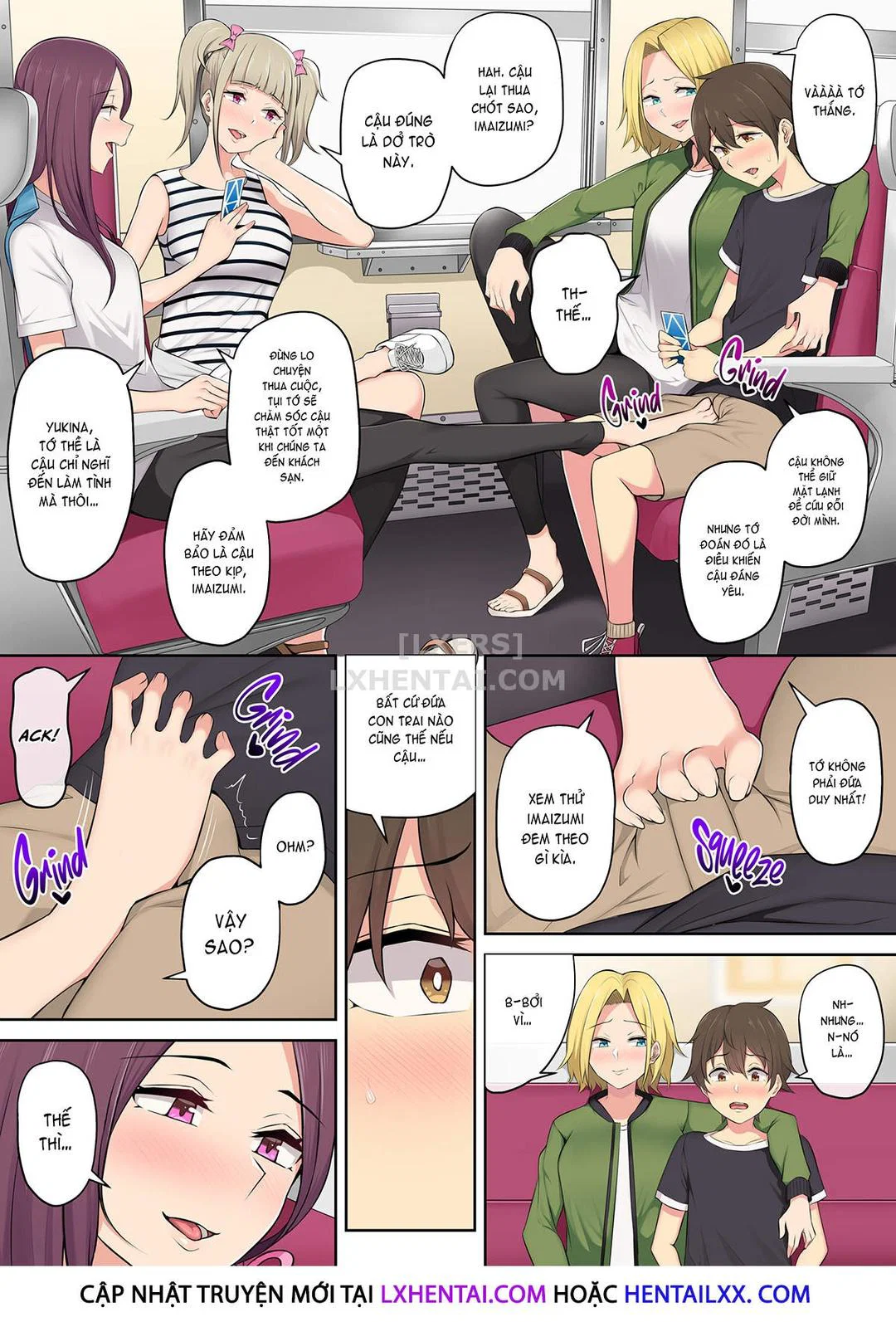 Imaizumi đưa cả bầy Gyaru về nhà mình - Chap 02 trang 12