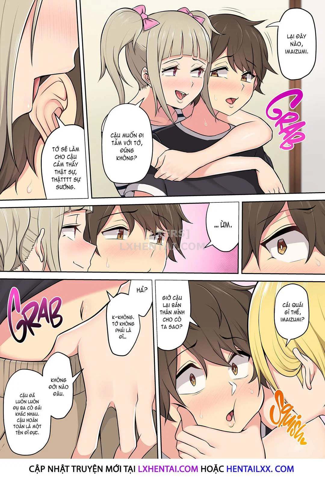 Imaizumi đưa cả bầy Gyaru về nhà mình - Chap 02 trang 21