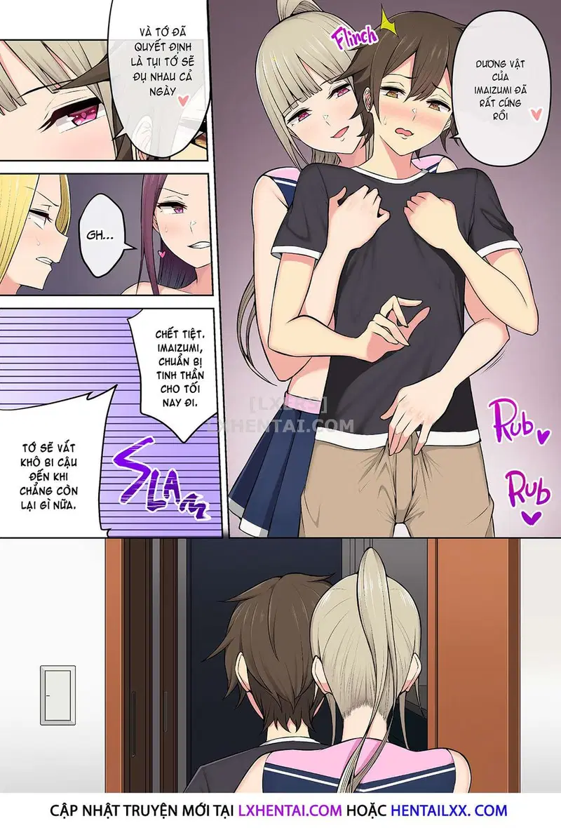 Imaizumi đưa cả bầy Gyaru về nhà mình - Chap 03 trang 17