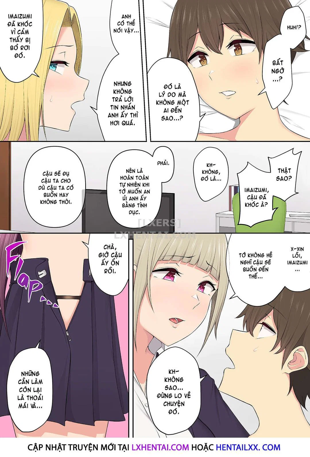 Imaizumi đưa cả bầy Gyaru về nhà mình - Chap 03 trang 55