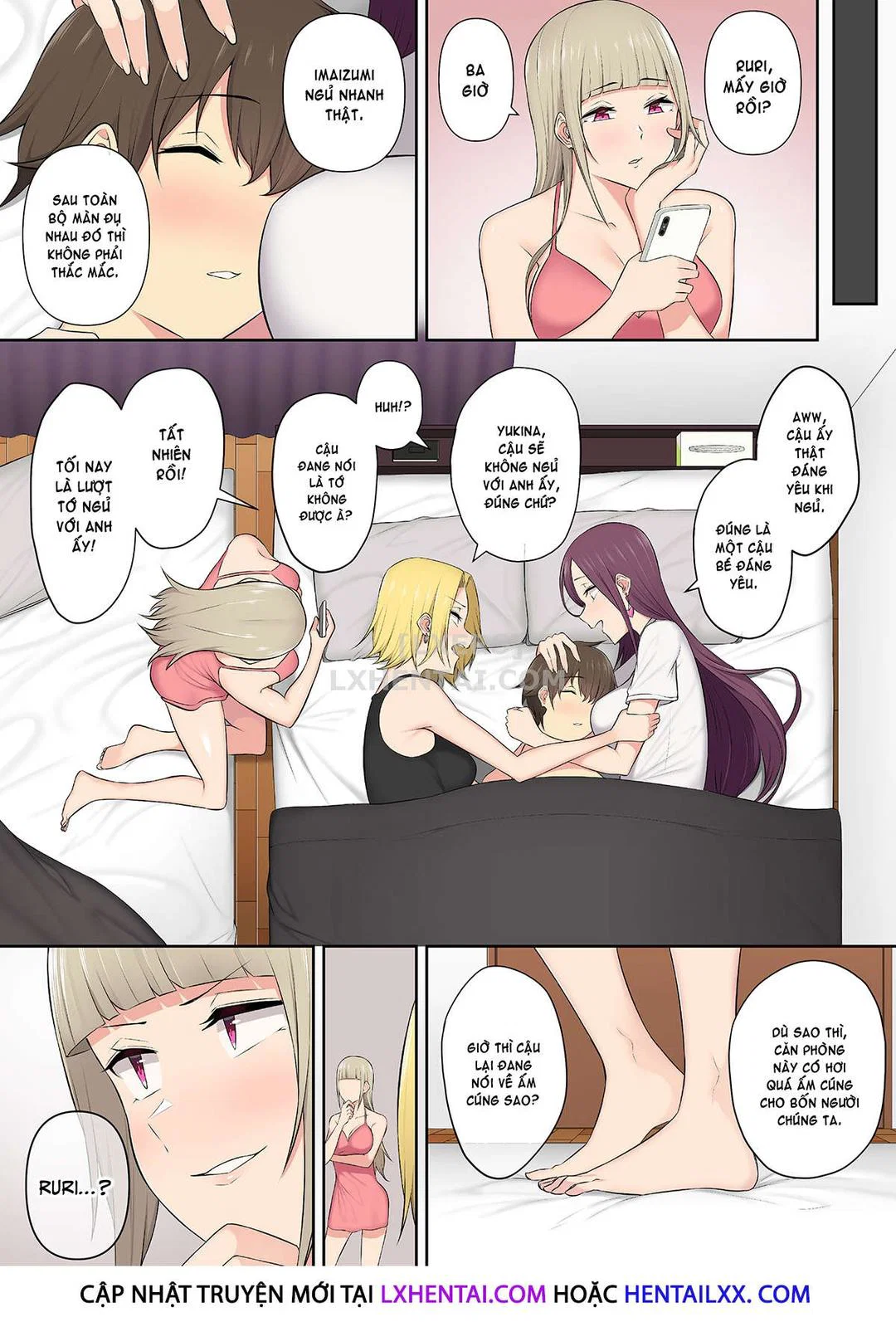 Imaizumi đưa cả bầy Gyaru về nhà mình - Chap 03 trang 69
