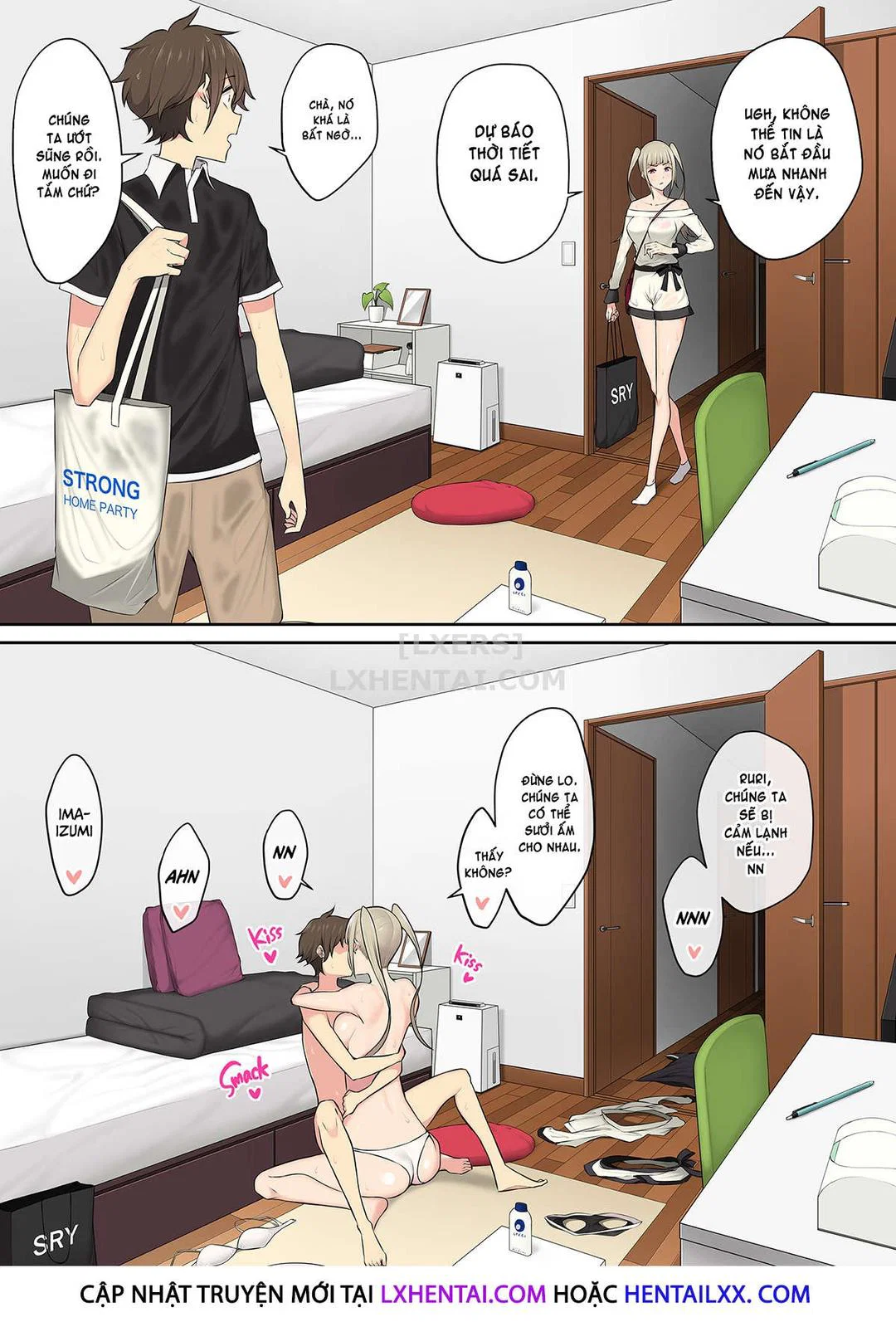Imaizumi đưa cả bầy Gyaru về nhà mình - Chap 03 trang 73
