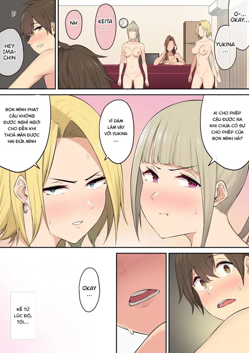 Imaizumi đưa cả bầy Gyaru về nhà mình - Chap 04-2 trang 34
