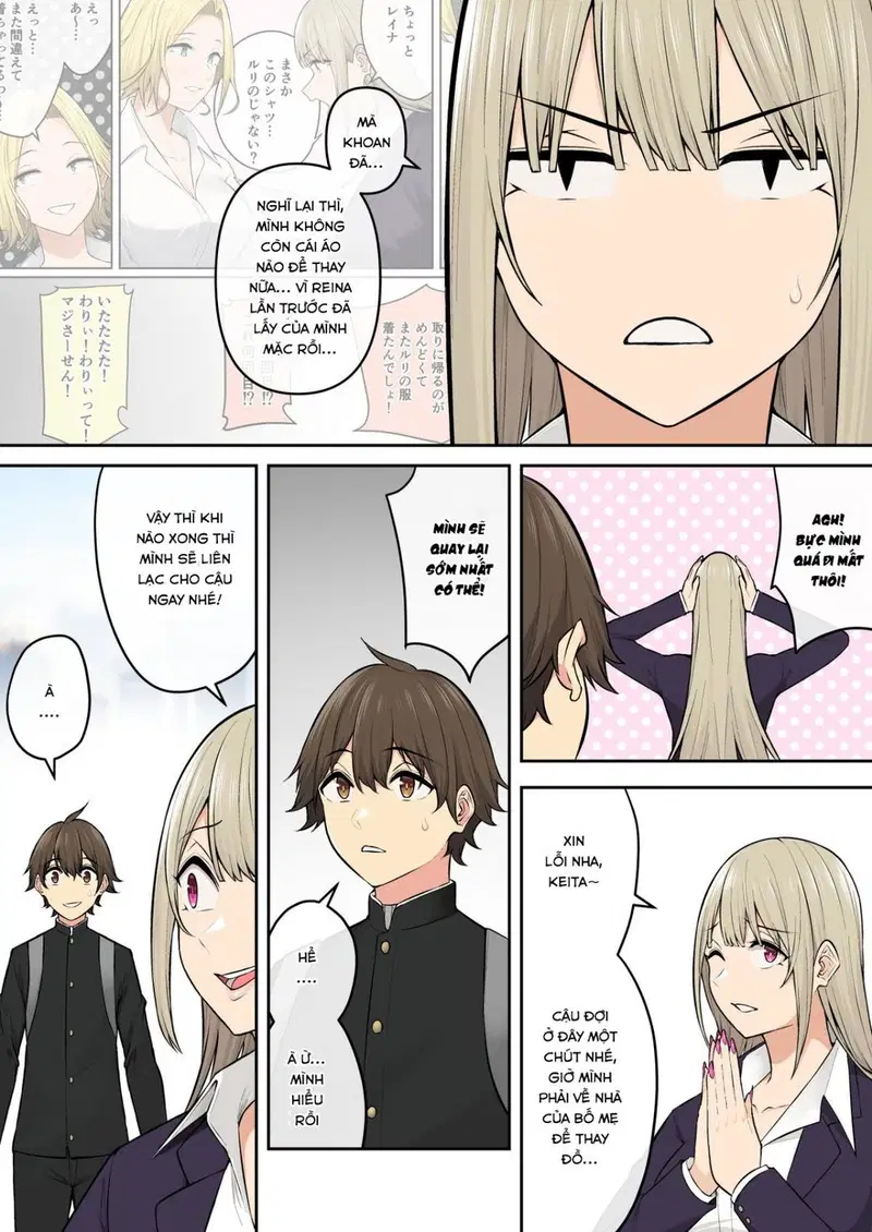Imaizumi đưa cả bầy Gyaru về nhà mình - Chap 06 trang 61