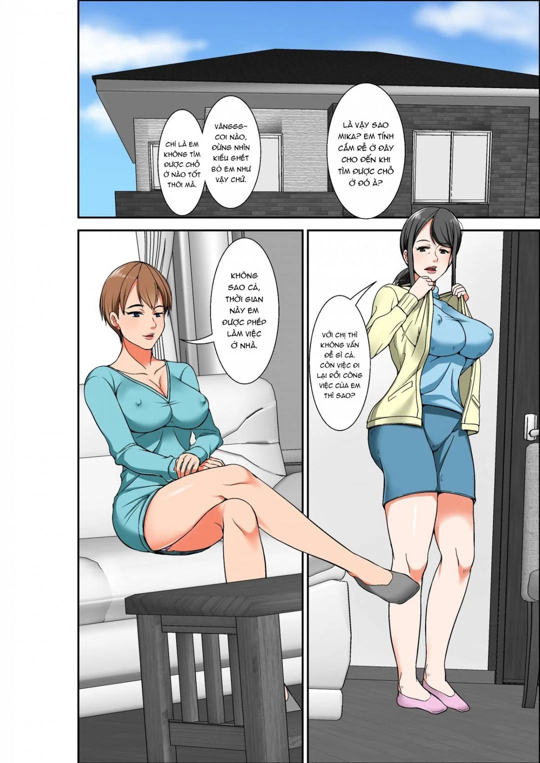 Làm tình với mẹ và dì - Ch. 1 - Với dì trang 3