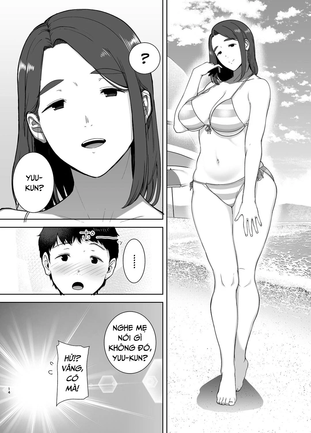Mẹ chính là người tôi yêu! - Chap 3 - Đi biển vào kỳ nghỉ hè trang 13