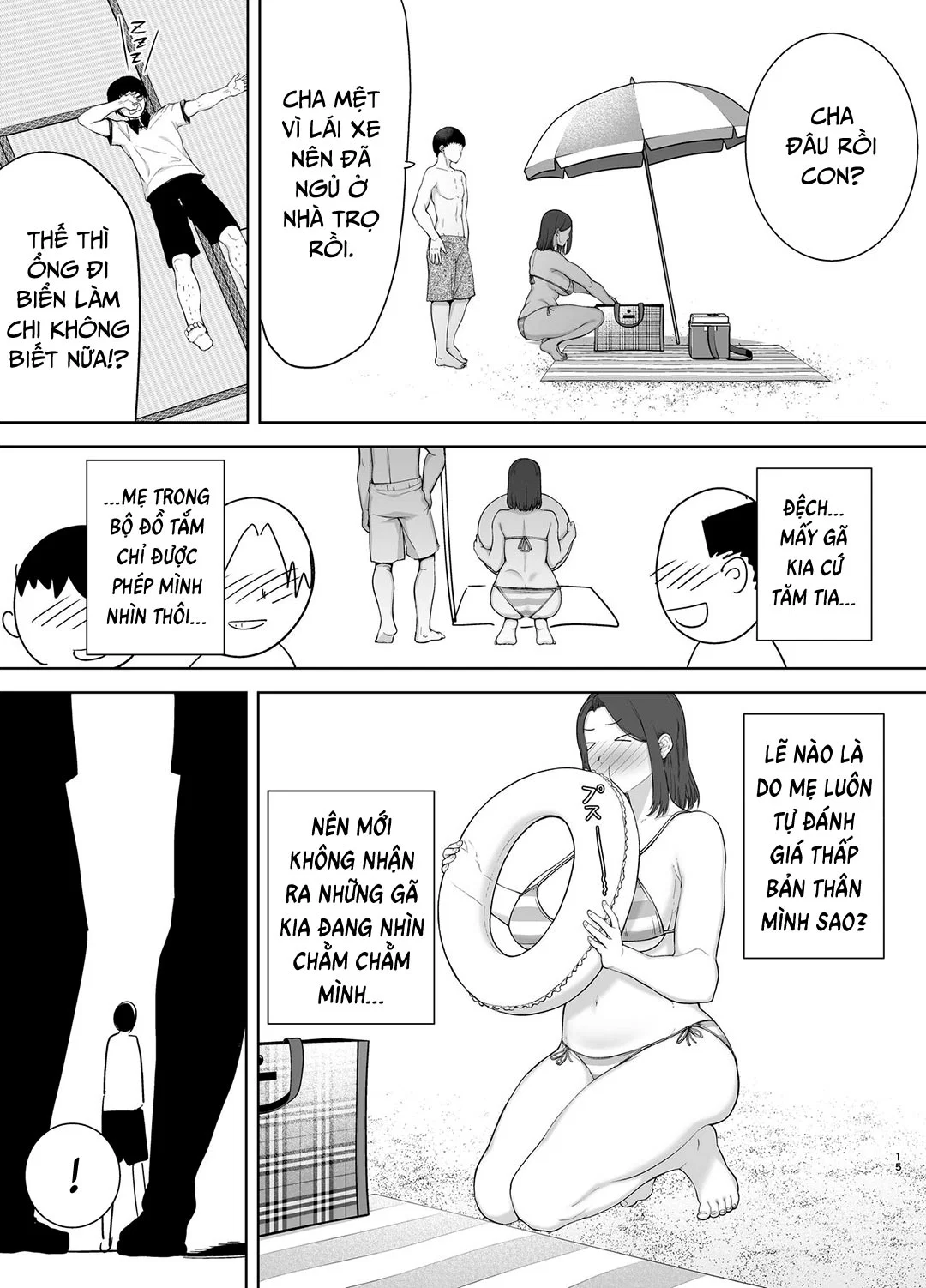 Mẹ chính là người tôi yêu! - Chap 3 - Đi biển vào kỳ nghỉ hè trang 14