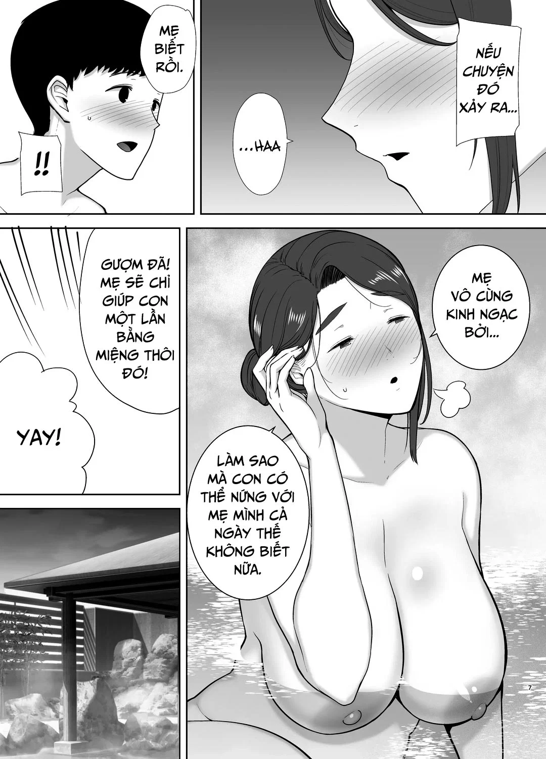 Mẹ chính là người tôi yêu! - Chap 4 - Suối nước nóng trang 7