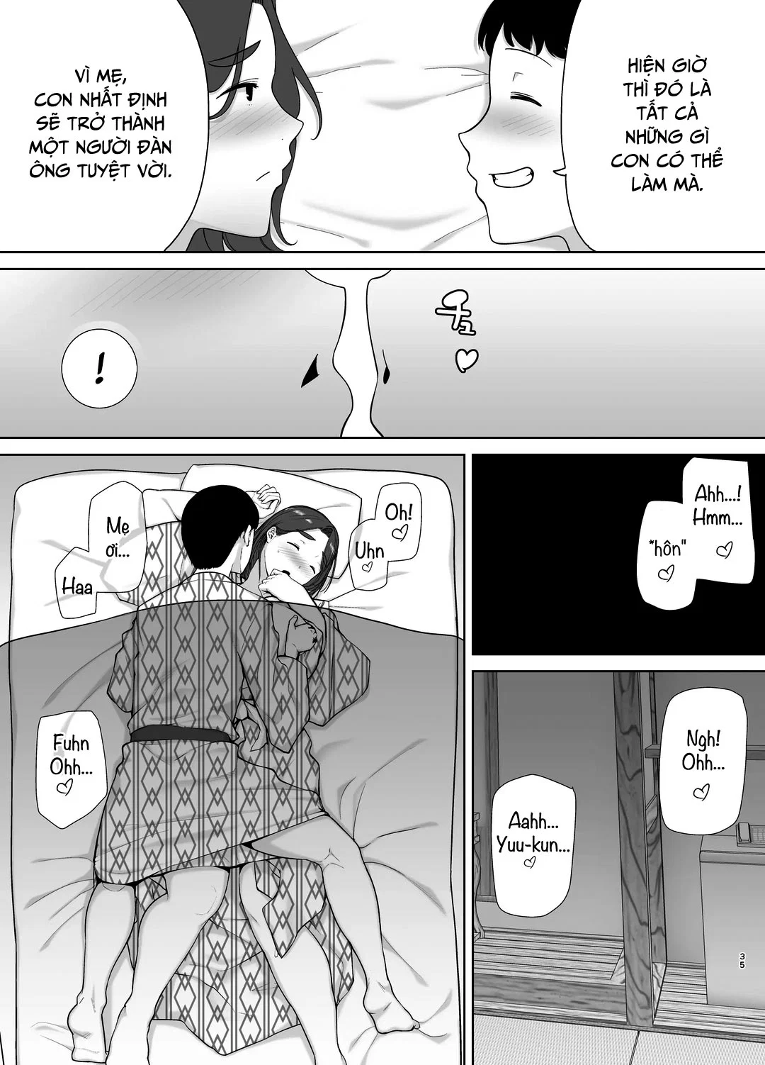 Mẹ chính là người tôi yêu! - Chap 4 - Suối nước nóng trang 35