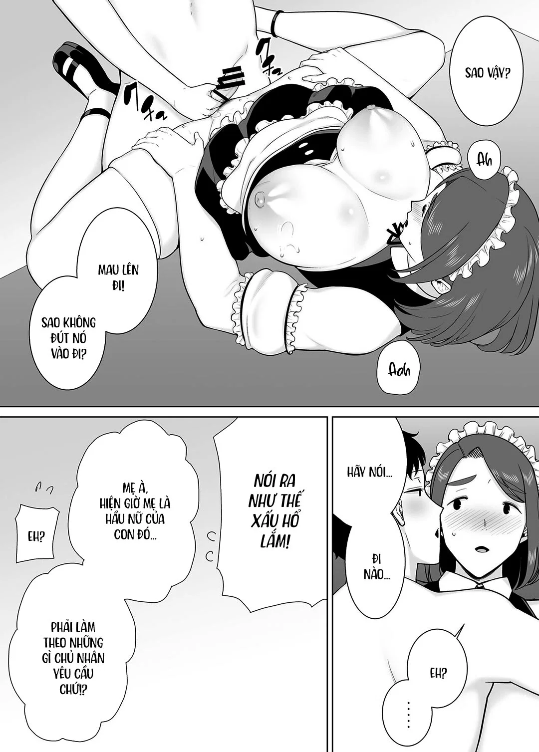 Mẹ chính là người tôi yêu! - Chap 7B - Đồng phục hầu gái trang 14