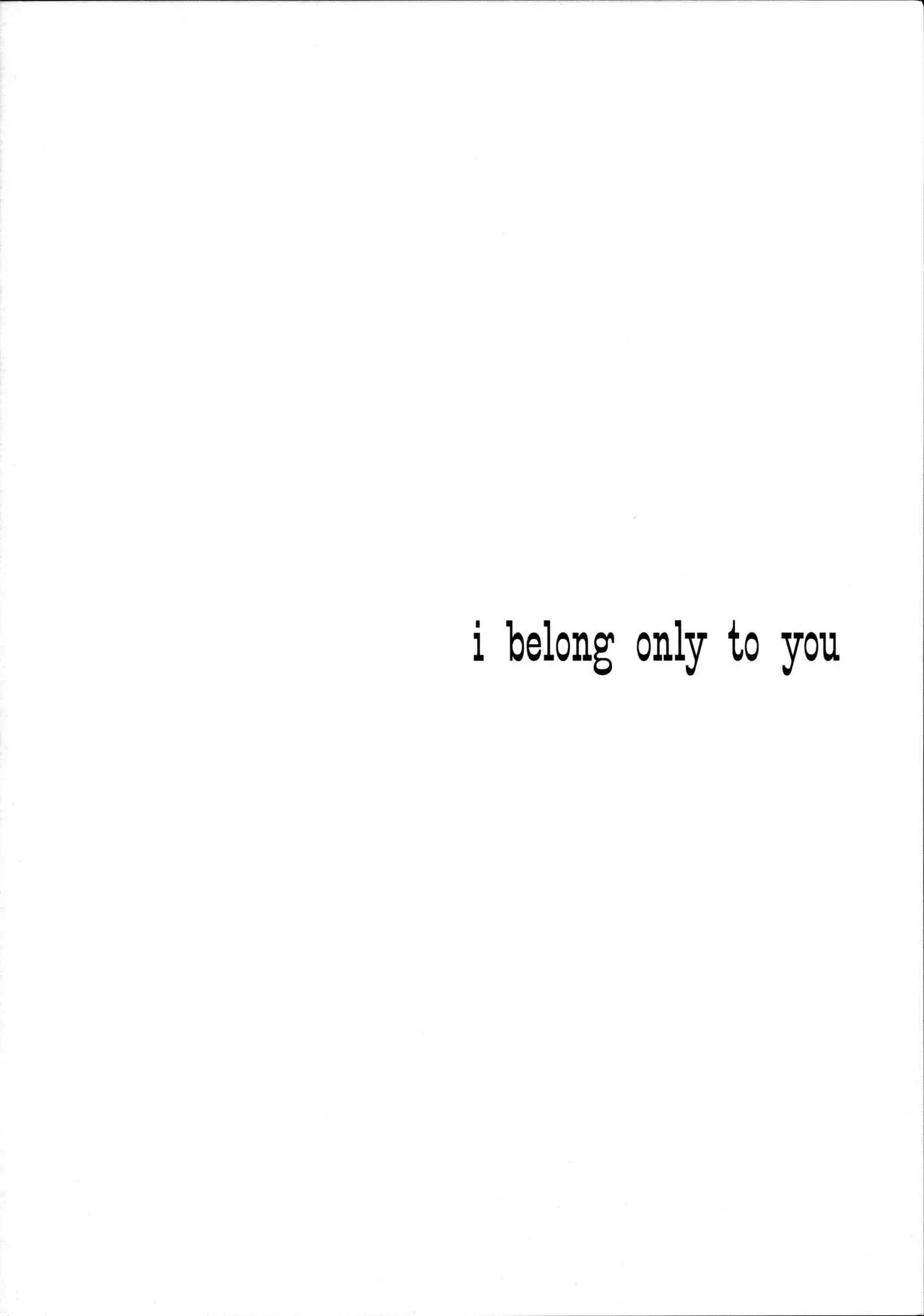 I belong only to you - I belong only to you trang 4