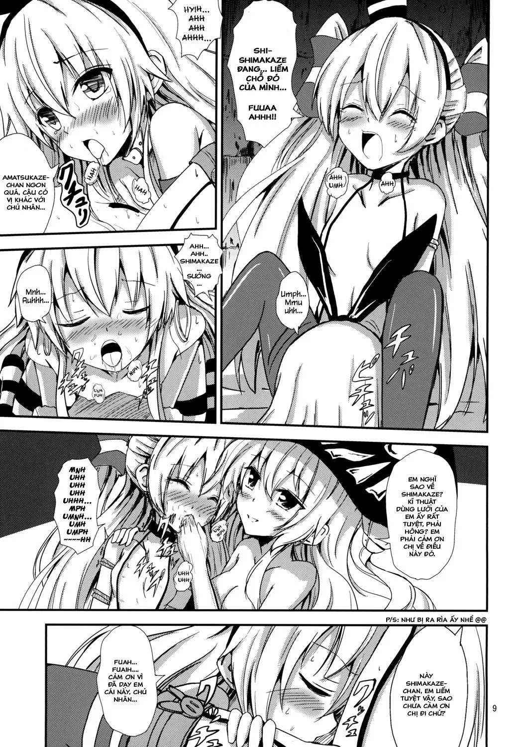Kuubo Wo-Kyuu-chan no Shimakaze Yuri Dorei Choukyou ~Amatsukaze-chan to Issho Hen~ - Kuubo Wo-Kyuu-chan no Shimakaze Yuri Dorei Choukyou ~Amatsukaze-chan to Issho Hen~ trang 10