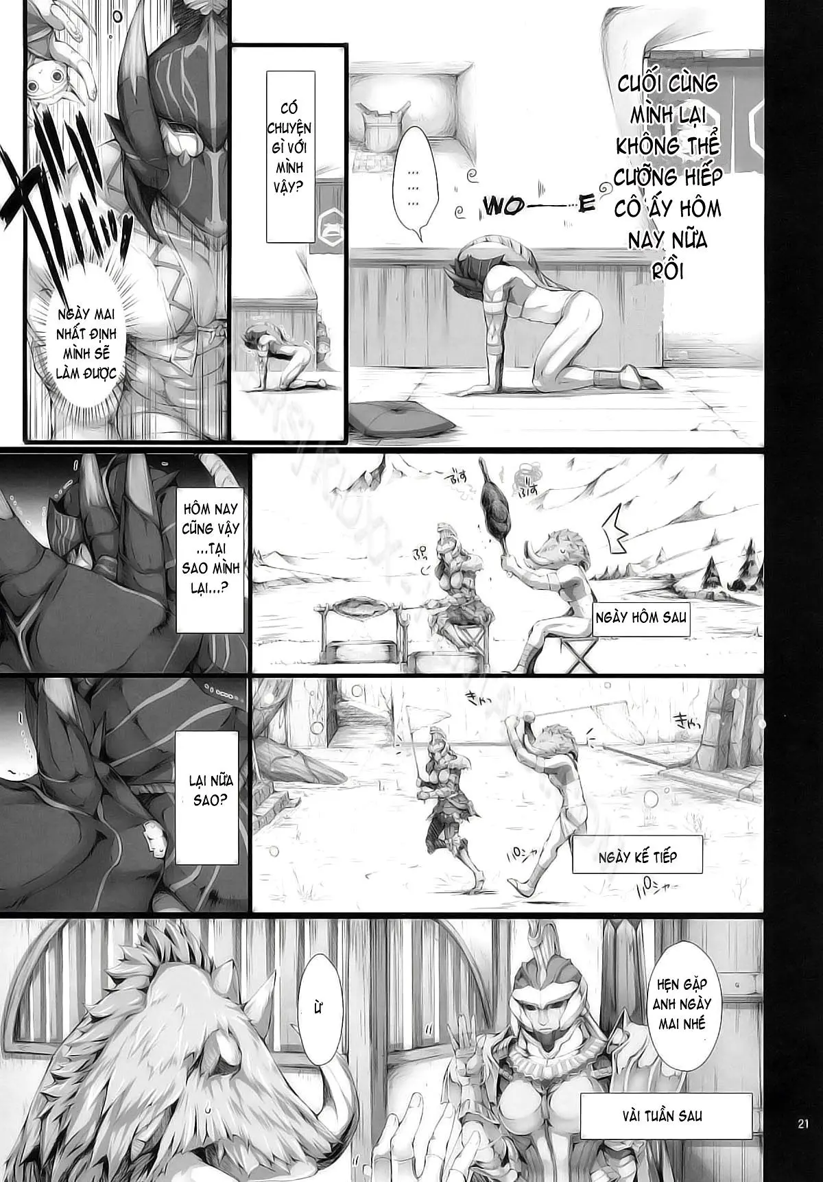 Monhan no Erohon 9 (decensored) - Monhan no Erohon 9 (decensored) trang 19