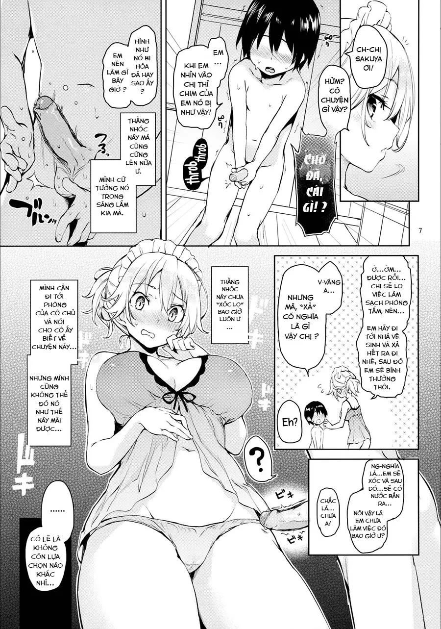 Shasei Kanri Shite Kudasai Sakuya-san! | Take Care of My Ejaculations Please, Sakuya-san! - Shasei Kanri Shite Kudasai Sakuya-san! | Take Care of My Ejaculations Please, Sakuya-san! trang 4