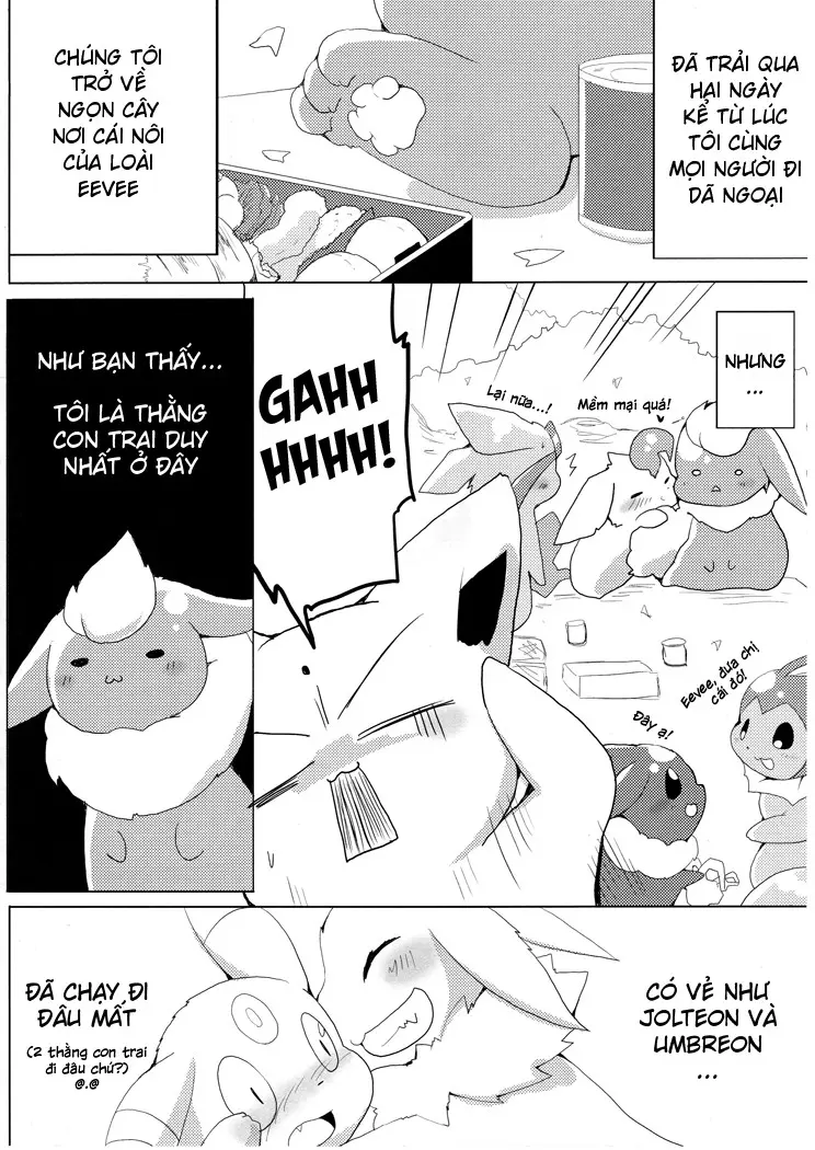 Buu-chan ga Onnanoko ni Dokidoki Suru Hon. | Book Where Flareon Gets Excited By Girls. - Buu-chan ga Onnanoko ni Dokidoki Suru Hon. | Book Where Flareon Gets Excited By Girls. trang 4