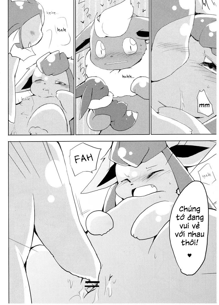 Buu-chan ga Onnanoko ni Dokidoki Suru Hon. | Book Where Flareon Gets Excited By Girls. - Buu-chan ga Onnanoko ni Dokidoki Suru Hon. | Book Where Flareon Gets Excited By Girls. trang 14