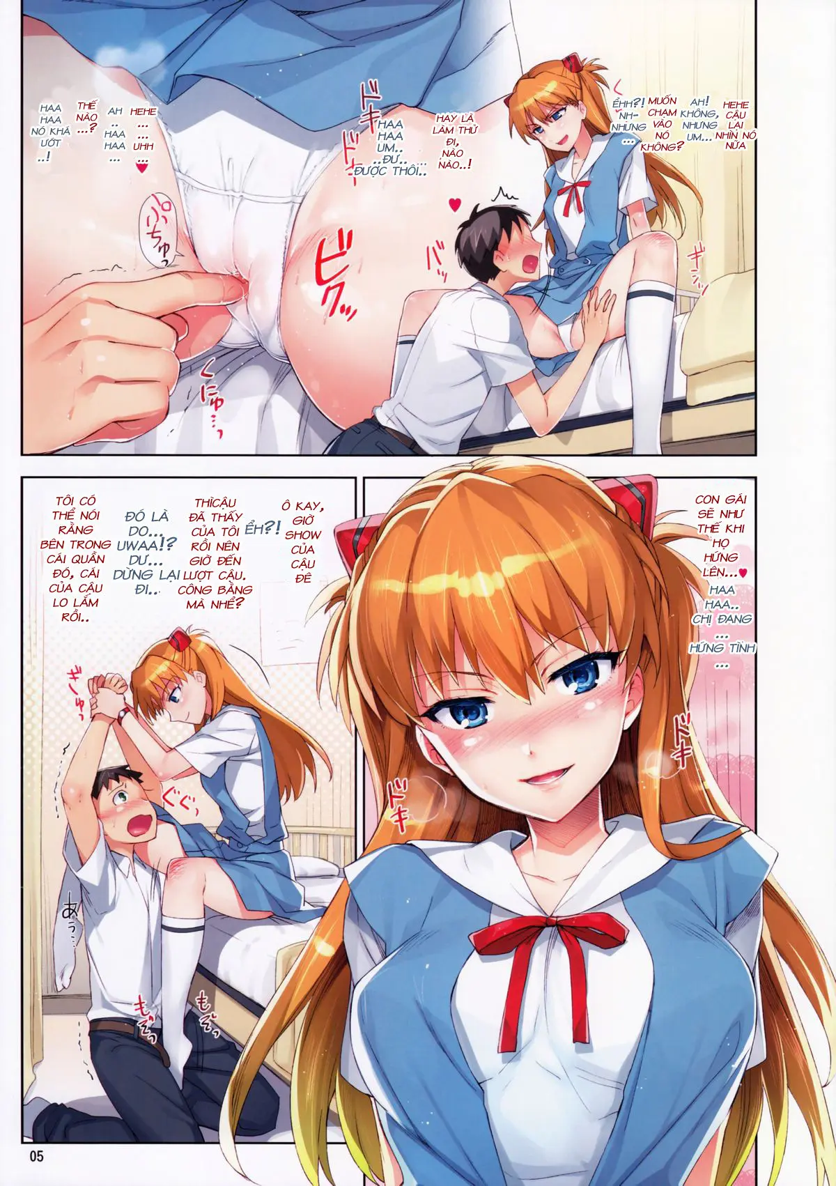 Ecchi de Do S na Asuka Senpai | Sex with the Super-Sadistic Asuka-senpai - Ecchi de Do S na Asuka Senpai | Sex with the Super-Sadistic Asuka-senpai trang 4