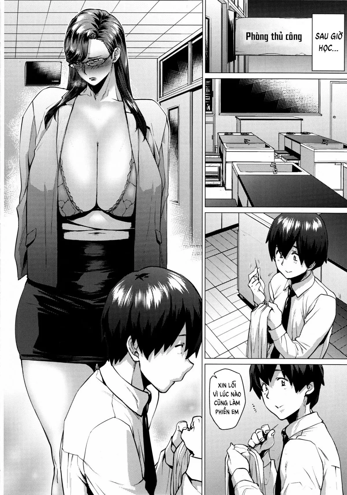 Tobashi Sensei wa Kyou mo Button o Tobasu. - Tobashi Sensei wa Kyou mo Button o Tobasu. trang 5