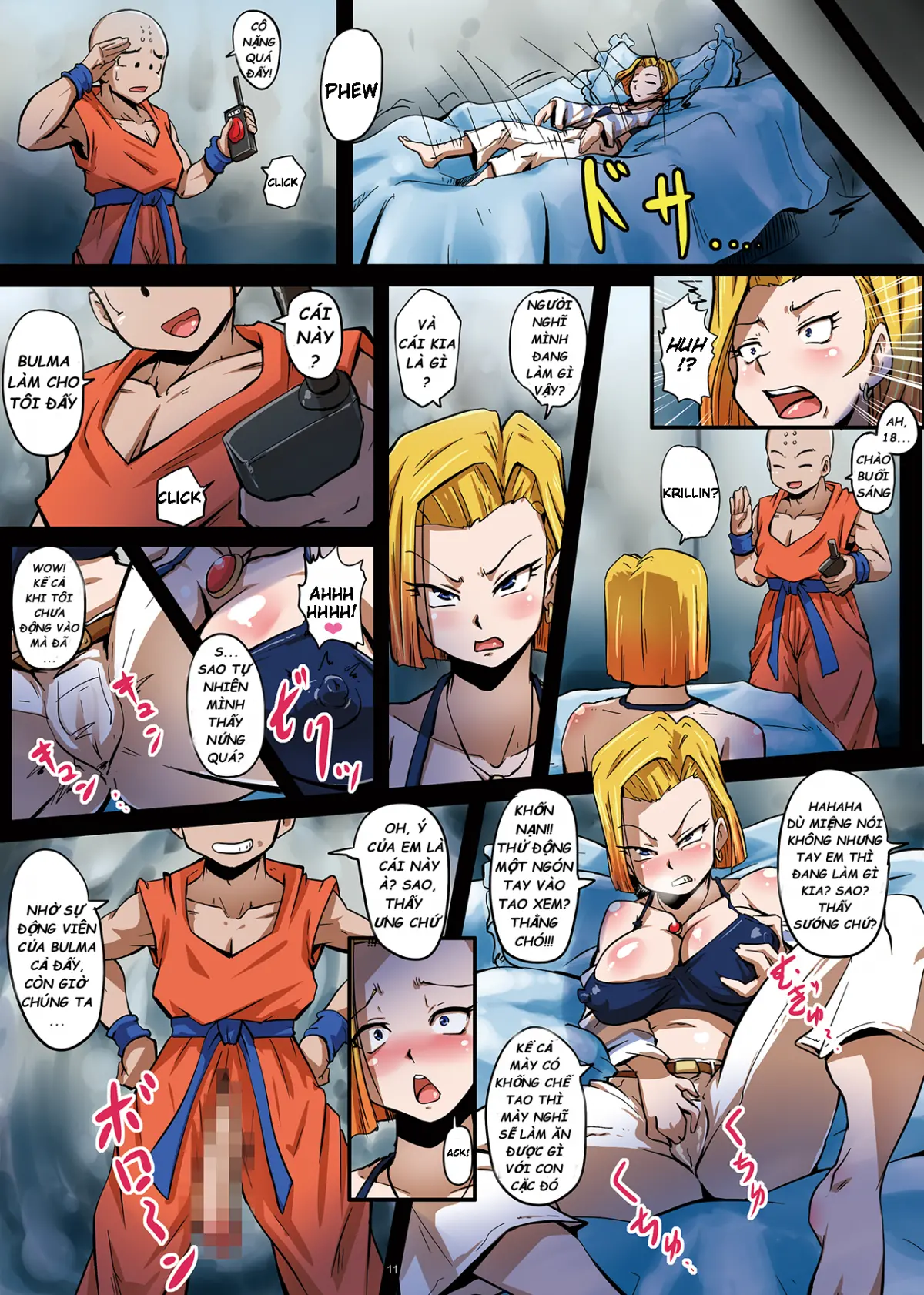 18-gou Sei Dorei Keikaku -Bulma to Krillin no Kyoubou de 18-gou ga Ochiru Made- - 18-gou Sei Dorei Keikaku -Bulma to Krillin no Kyoubou de 18-gou ga Ochiru Made- trang 12