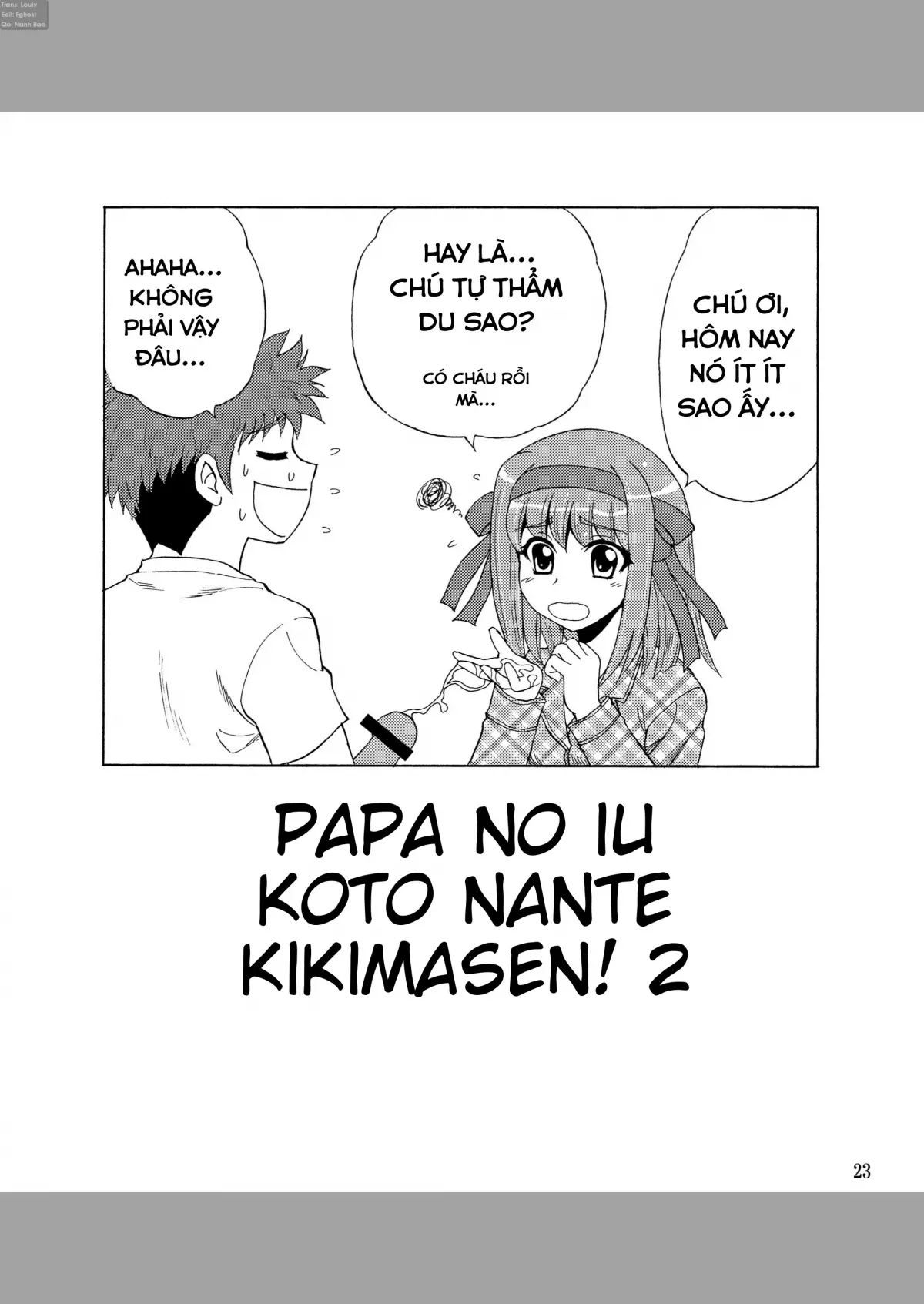 Papa no Iu Koto Nante Kikimasen! 2 - Papa no Iu Koto Nante Kikimasen! 2 trang 23