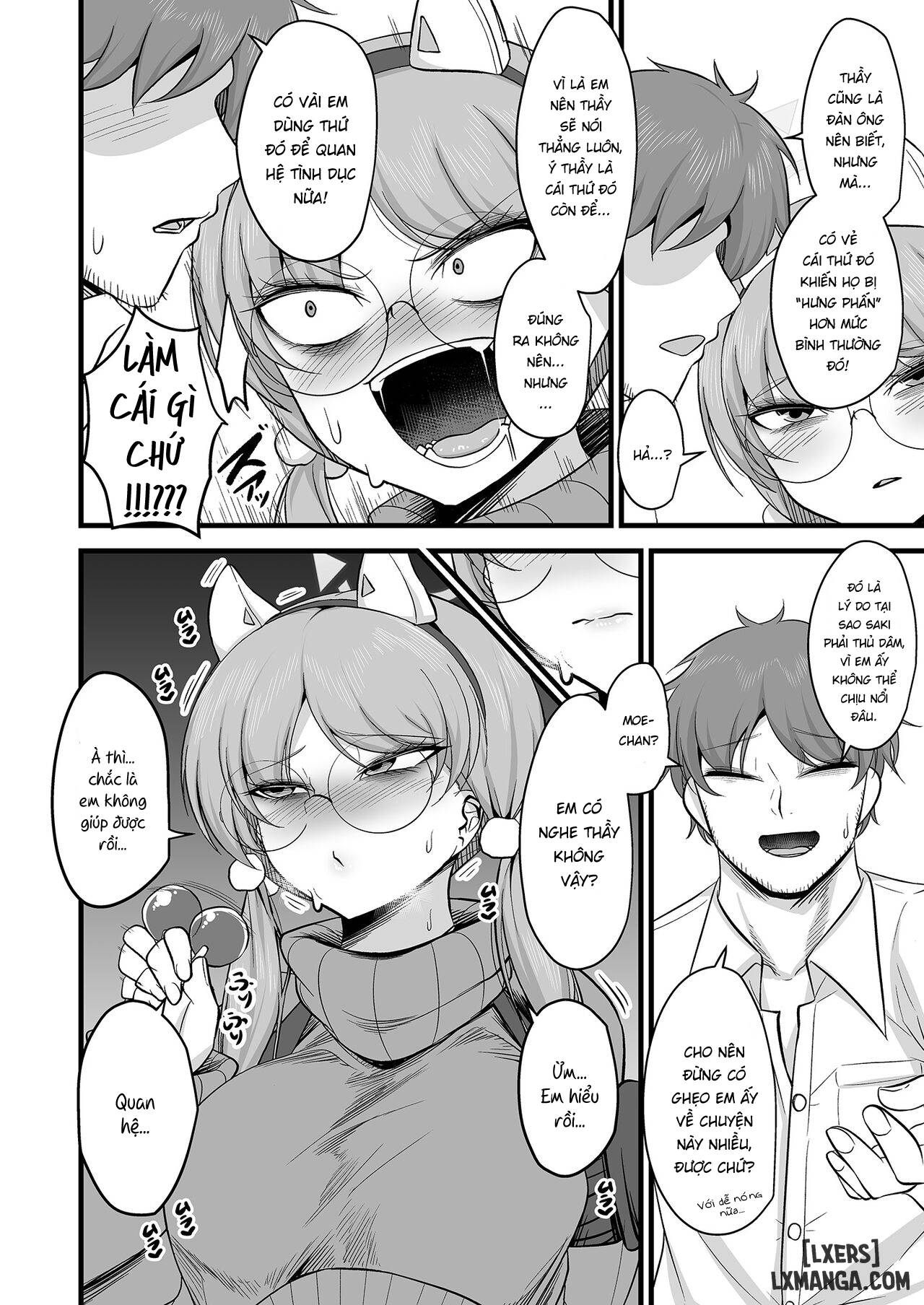 Chuyện tình kì lạ giữa Moe và Saki! (như chó với mèo!) - Chapter 1 trang 8