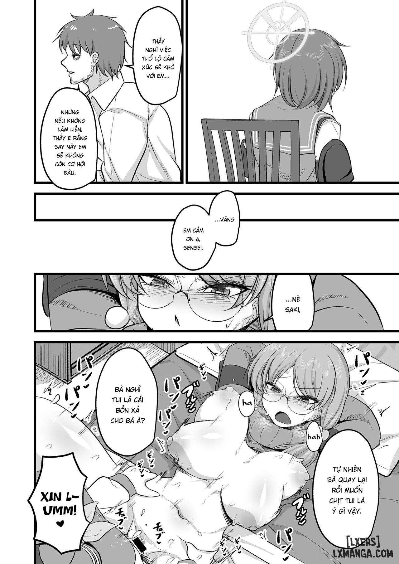 Chuyện tình kì lạ giữa Moe và Saki! (như chó với mèo!) - Chapter 2 trang 6