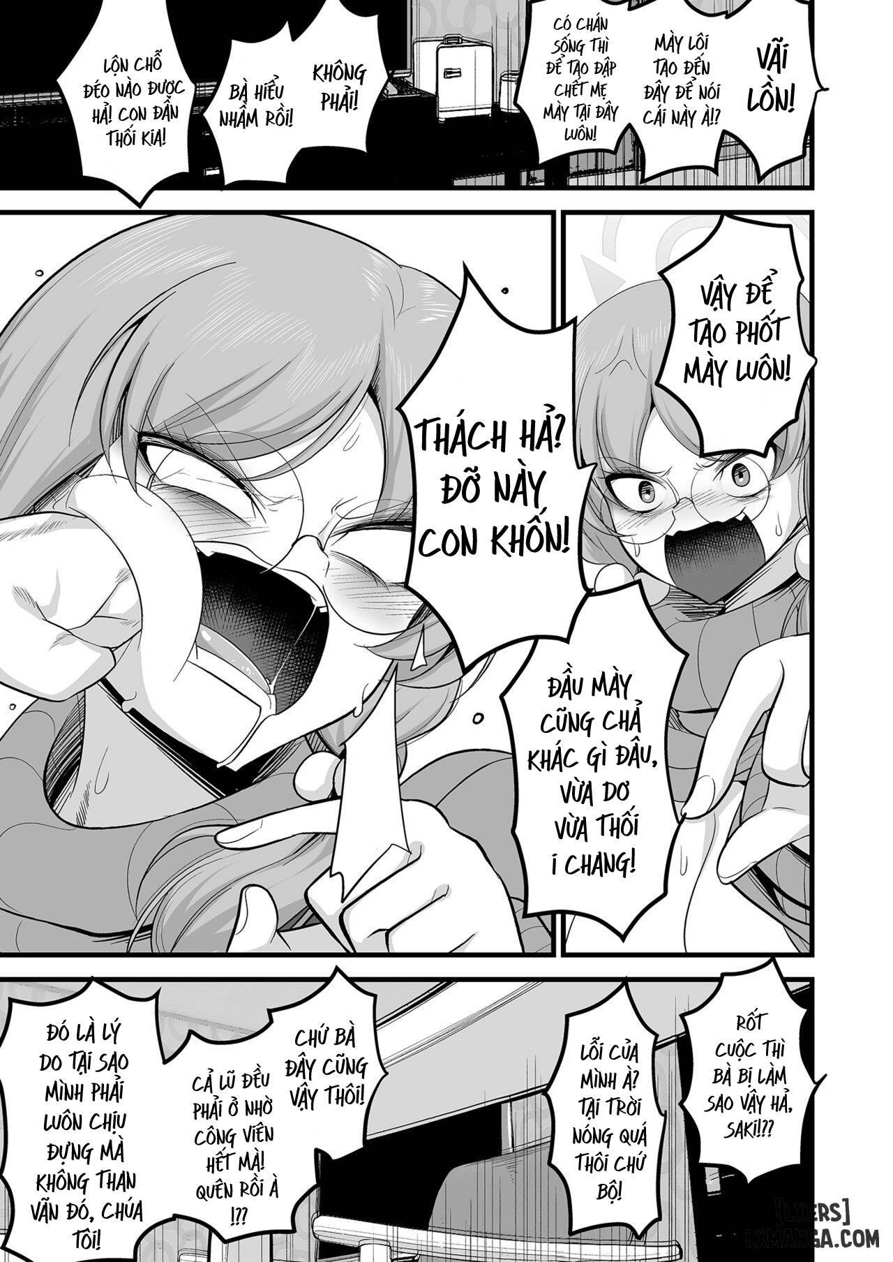 Chuyện tình kì lạ giữa Moe và Saki! (như chó với mèo!) - Chapter 2 trang 9