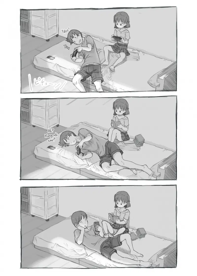 Fap cùng em gái - Chap 1 trang 8