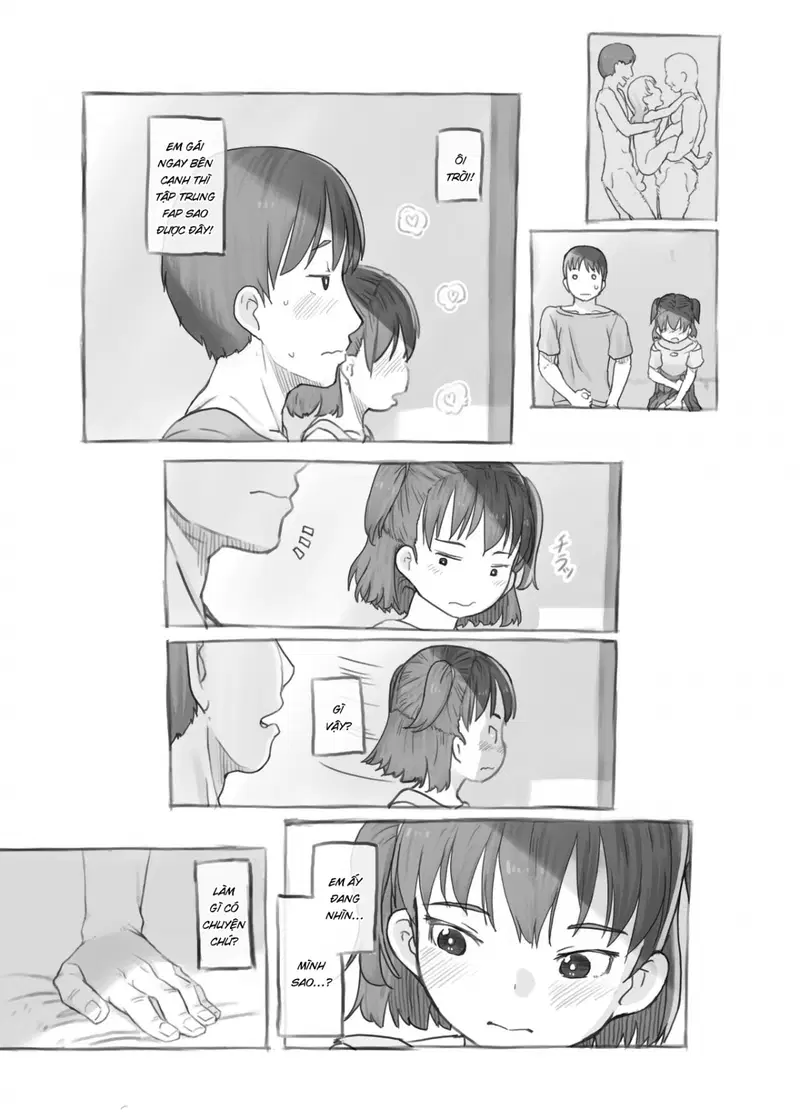 Fap cùng em gái - Chap 1 trang 16