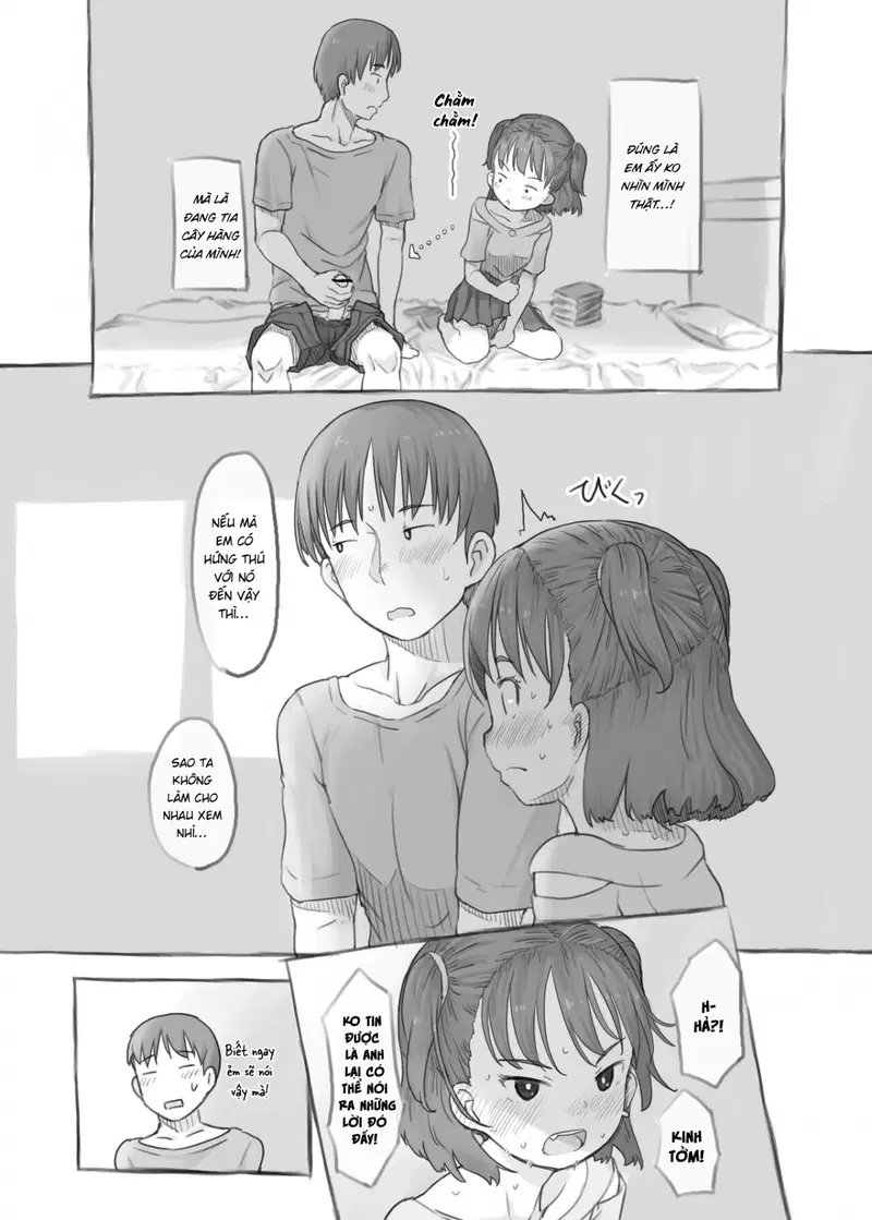 Fap cùng em gái - Chap 1 trang 17