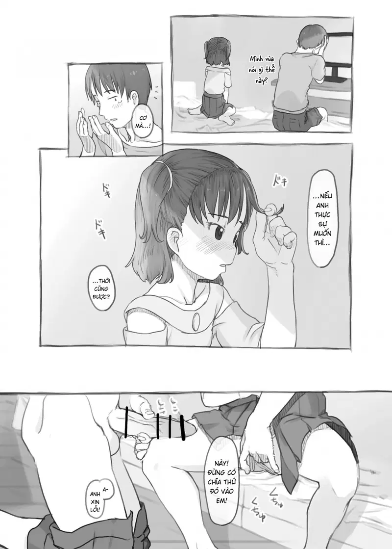 Fap cùng em gái - Chap 1 trang 18