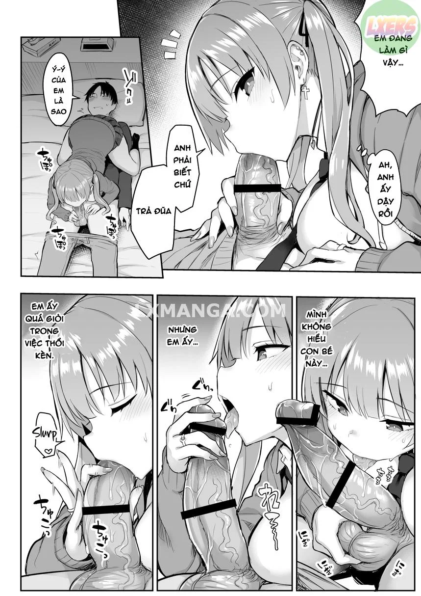 Moto InCha no Kyonyuu Yariman Imouto ga Erosugite, Onii-chan wa Mou - Chapter 1 trang 17