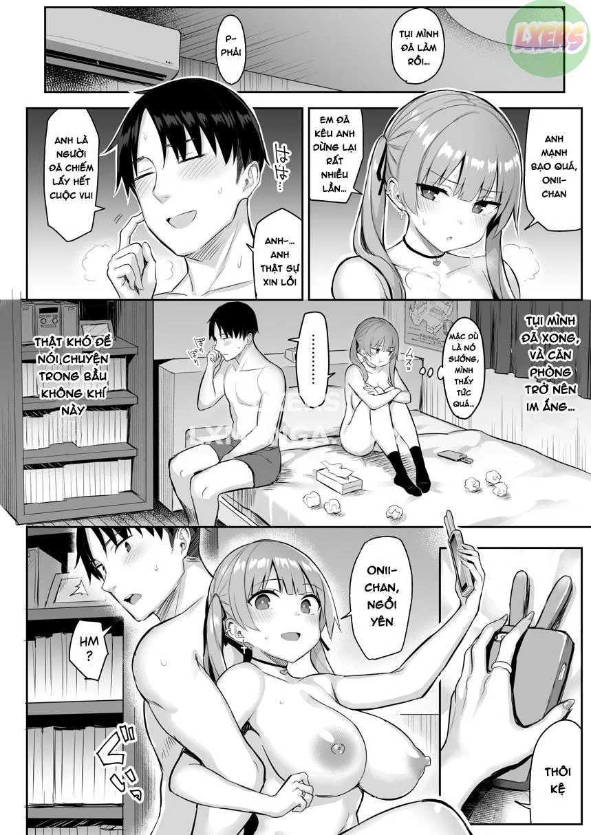 Moto InCha no Kyonyuu Yariman Imouto ga Erosugite, Onii-chan wa Mou - Chapter 1 trang 37
