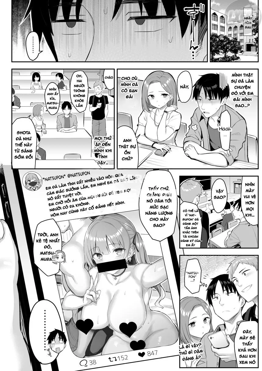 Moto InCha no Kyonyuu Yariman Imouto ga Erosugite, Onii-chan wa Mou - Chapter 1 trang 39