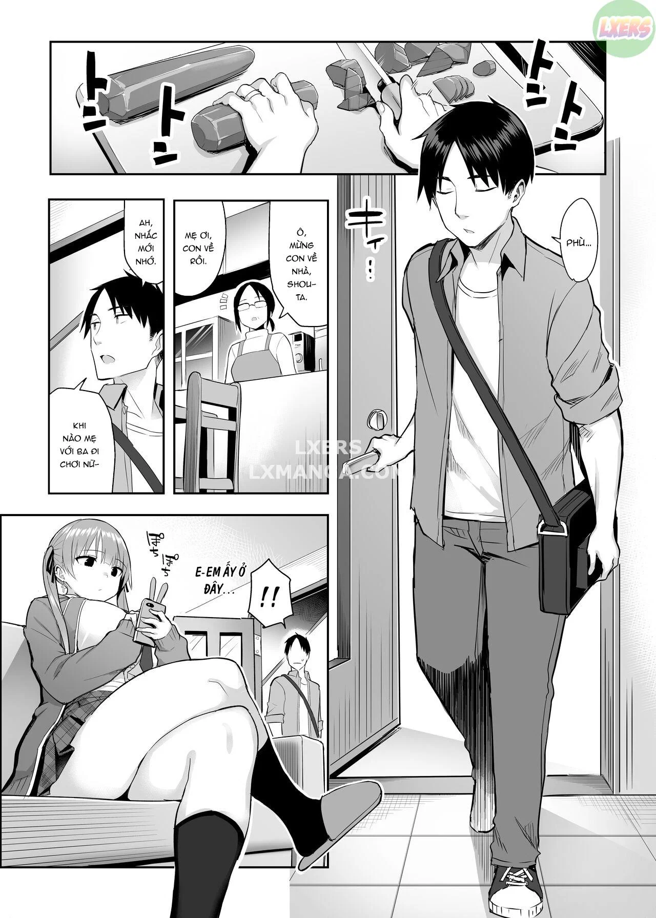 Moto InCha no Kyonyuu Yariman Imouto ga Erosugite, Onii-chan wa Mou - Chapter 2 trang 5