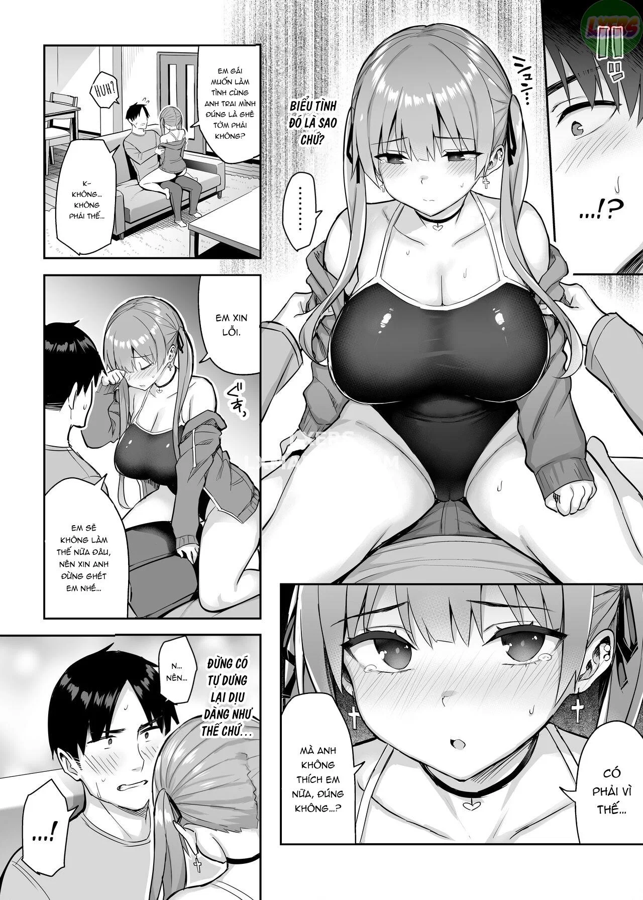 Moto InCha no Kyonyuu Yariman Imouto ga Erosugite, Onii-chan wa Mou - Chapter 2 trang 18