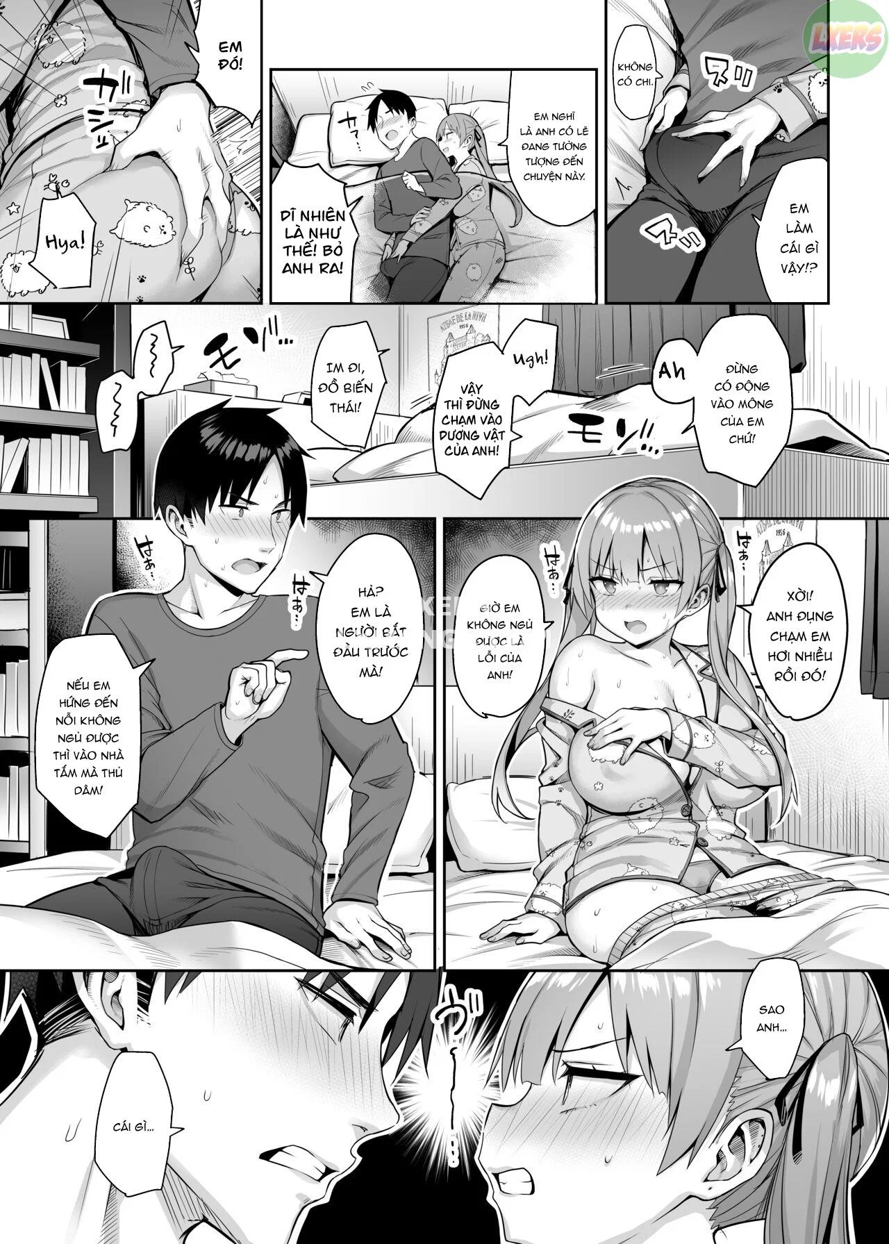 Moto InCha no Kyonyuu Yariman Imouto ga Erosugite, Onii-chan wa Mou - Chapter 2 trang 37