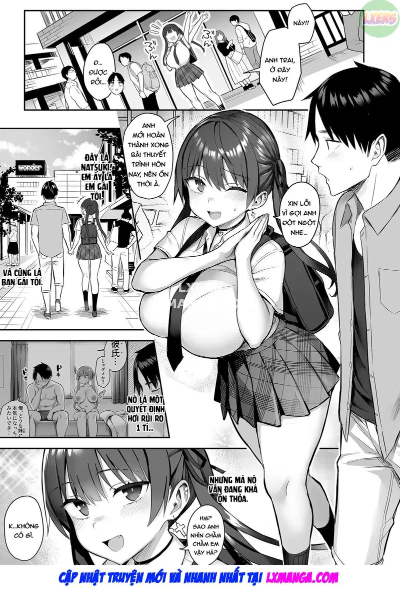 Moto InCha no Kyonyuu Yariman Imouto ga Erosugite, Onii-chan wa Mou - Chapter 3 END trang 5
