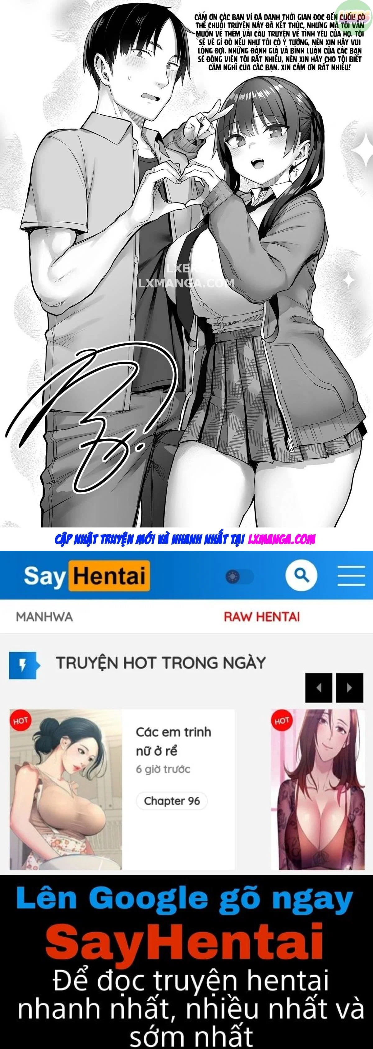 Moto InCha no Kyonyuu Yariman Imouto ga Erosugite, Onii-chan wa Mou - Chapter 3 END trang 58
