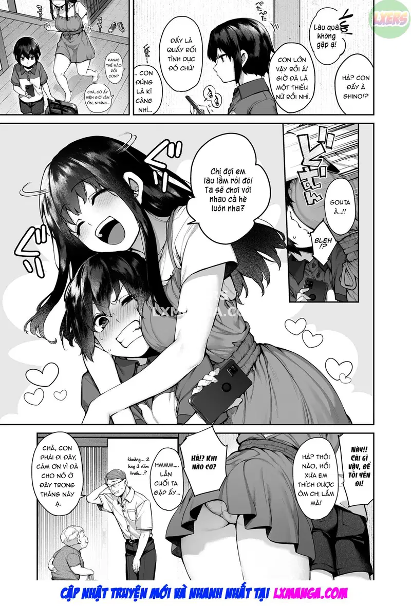 Otona ni Naru Natsu -Oboetate H ni Dohamari suru Inaka OneShota - Oneshot trang 7