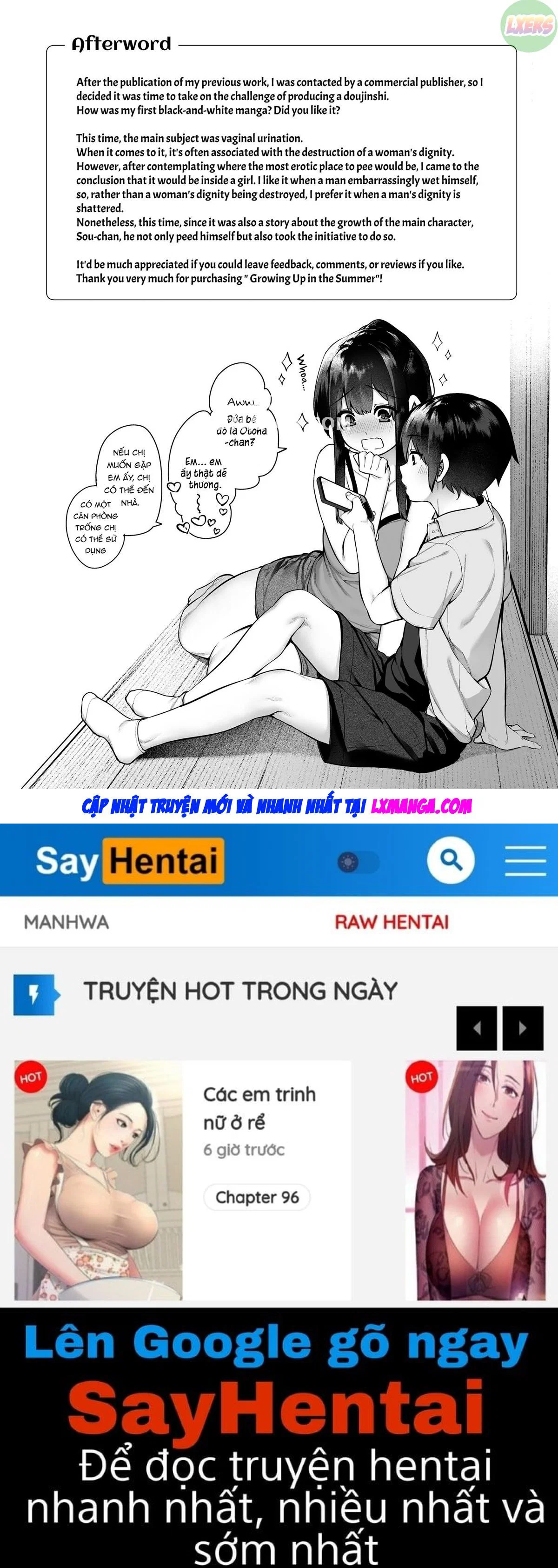 Otona ni Naru Natsu -Oboetate H ni Dohamari suru Inaka OneShota - Oneshot trang 88