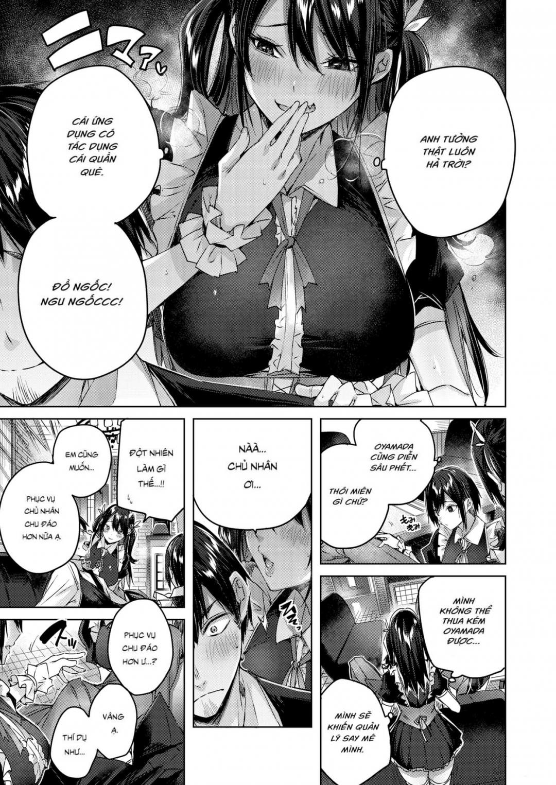 Cứ ngỡ hai nàng hầu bị thôi miên - Oneshot trang 8