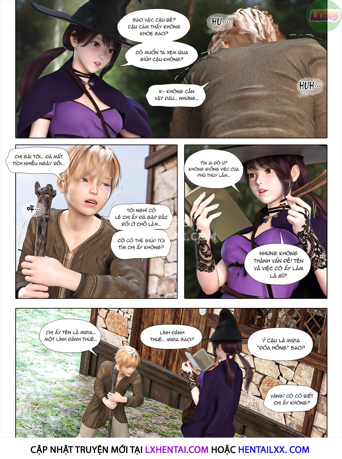 Đóa hồng sa vào bóng tối - Chap 03 trang 4